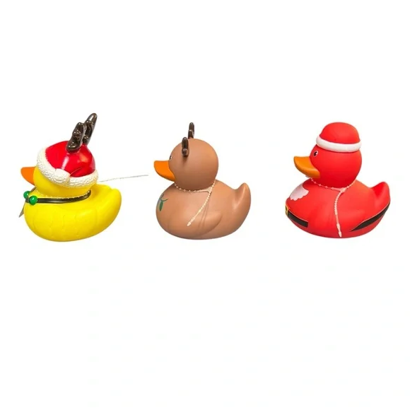PUBLIX CHRISTMAS HOLIDAY RUBBER DUCKS SET OF 6 Duck My Jeep Duckies NEW Assorted - Picture 10 of 16